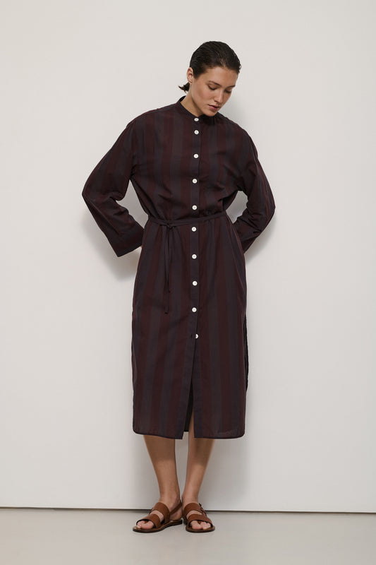 IL BURGUNDY VESTITO DRESS