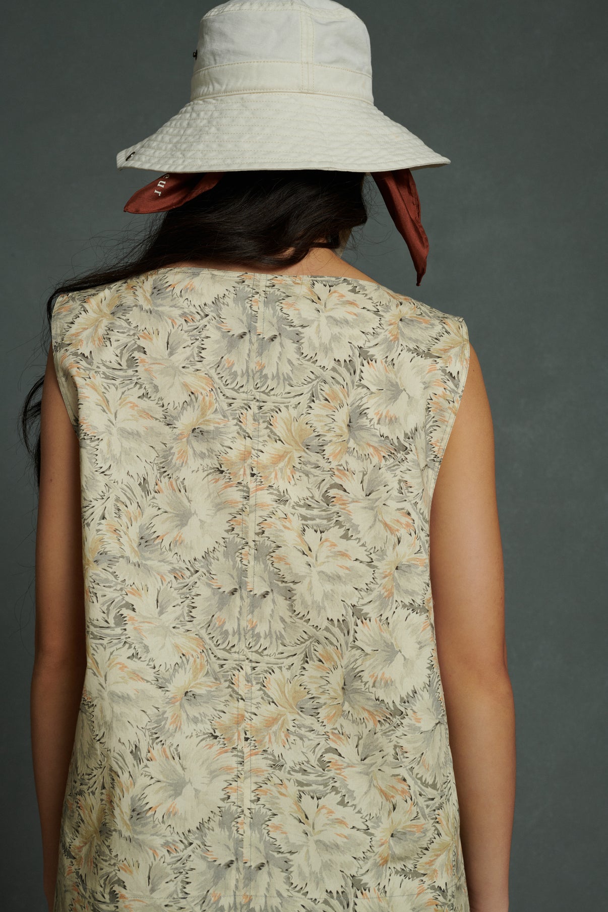 Chemise Aaron - Beige/Gris - Coton - Femme vue 2