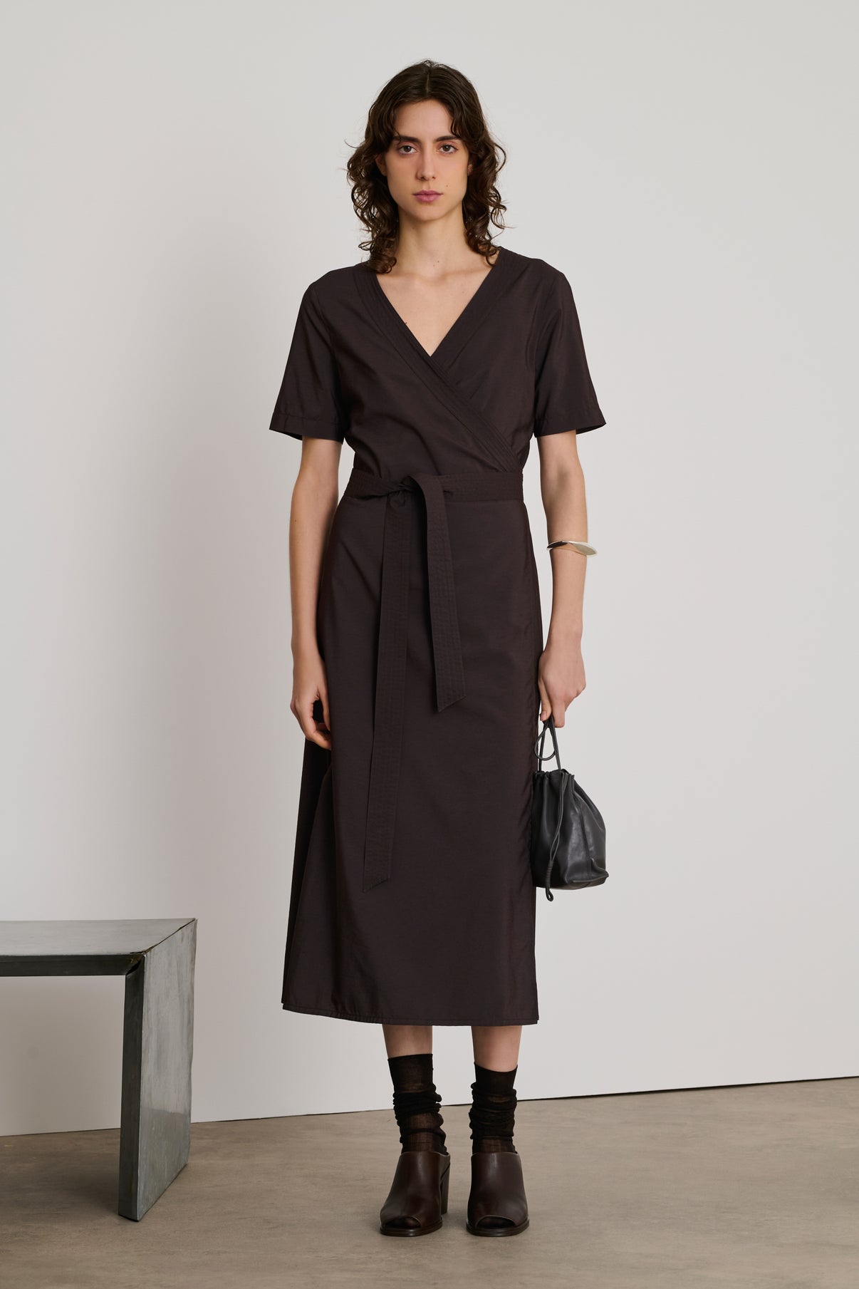 Robe Phenomene - Marron Foncé - Femme vue 1