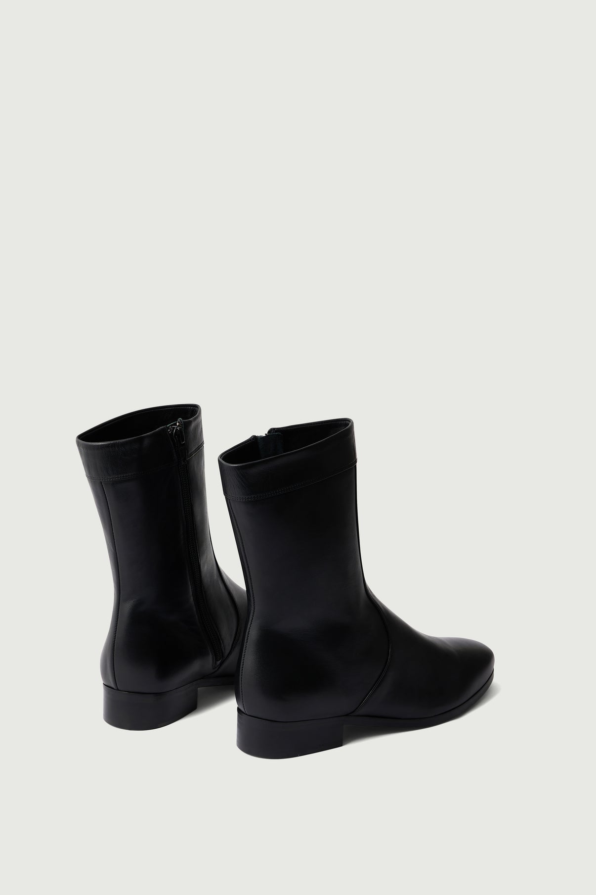 Bottines Écaille - Noir - Cuir - Femme vue 3